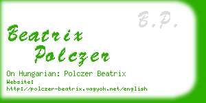 beatrix polczer business card